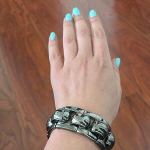 Silver Chunky Bracelet